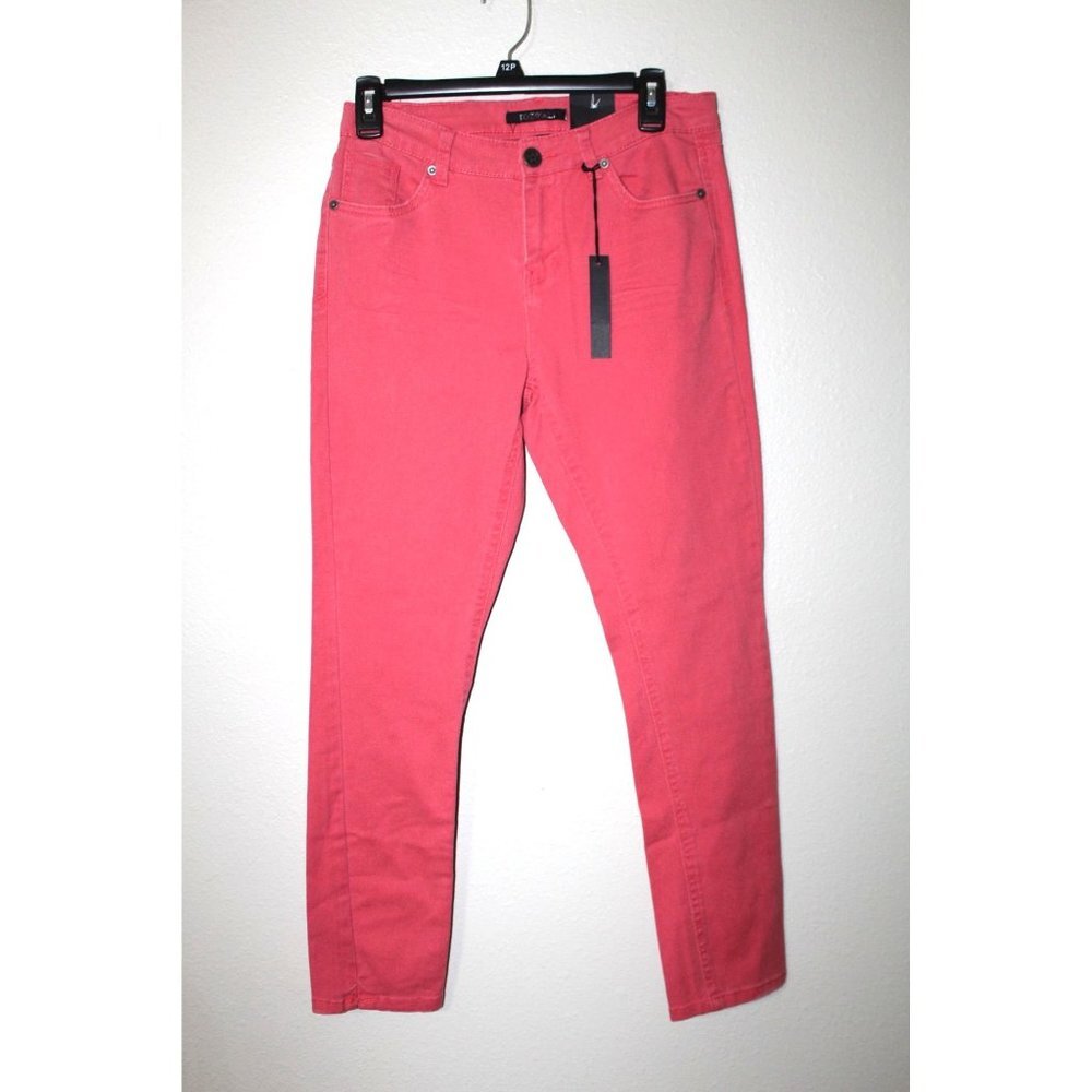 roz&ali coral cotton/spandex‎ ankle jeans 6